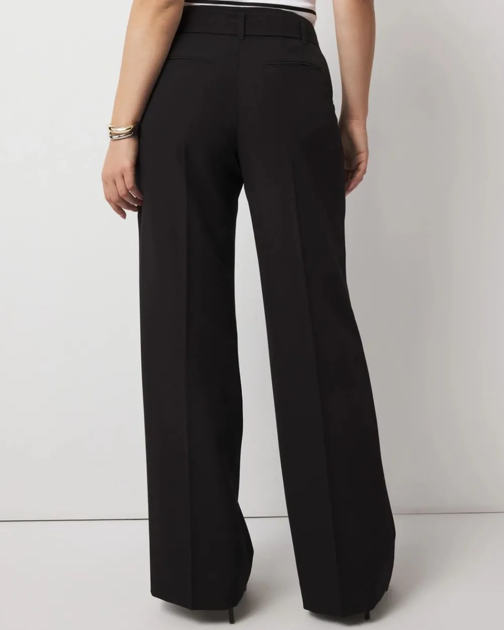 Curvy Belted Utility Wide Leg Pant*White House Black Market Outlet