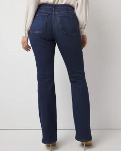 Curvy Chain Detail High-Rise Bootcut Jean*White House Black Market Best