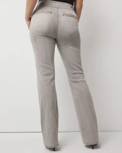 Curvy Extra High-Rise Novelty Button Bootcut Jeans*White House Black Market Hot