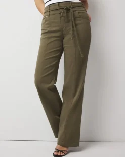 Curvy Extra High-Rise Pret Braided Trouser Pant*White House Black Market Outlet
