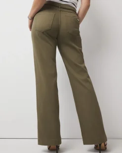 Curvy Extra High-Rise Pret Braided Trouser Pant*White House Black Market Outlet