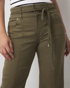 Curvy Extra High-Rise Pret Braided Trouser Pant*White House Black Market Outlet