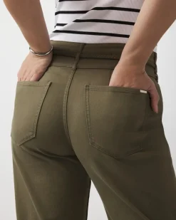 Curvy Extra High-Rise Pret Braided Trouser Pant*White House Black Market Outlet