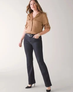 Curvy High-Rise Skinny Flare Jeans*White House Black Market Fashion