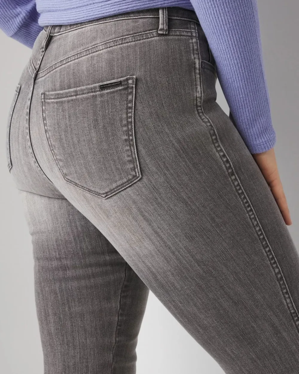 Curvy High-Rise Skinny Flare Jeans*White House Black Market New