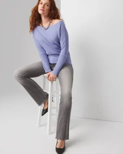 Curvy High-Rise Skinny Flare Jeans*White House Black Market New