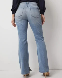 Curvy High-Rise Slit Hem Bootcut Jean*White House Black Market Clearance