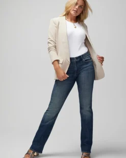 Curvy Mid-Rise Bootcut Jeans*White House Black Market Fashion