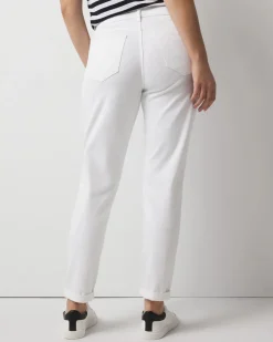 Curvy Mid-Rise Double Pocket Girlfriend Jean*White House Black Market Clearance