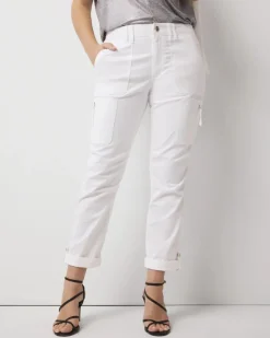 Curvy Mid-Rise Pret-A-Pedi Straight Cropped Pants*White House Black Market Clearance
