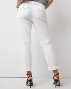 Curvy Mid-Rise Pret-A-Pedi Straight Cropped Pants*White House Black Market Clearance