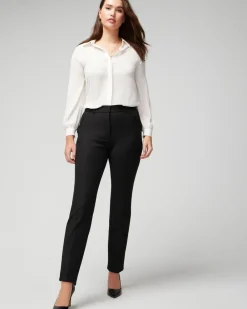 Curvy WHBM® Elle Slim Ankle Comfort Stretch Pant*White House Black Market Hot