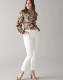 Curvy WHBM® Elle Slim Ankle Comfort Stretch Pant*White House Black Market Clearance