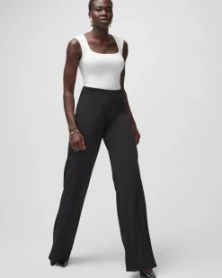 Curvy WHBM® Slip On Wide Leg Pant*White House Black Market Hot