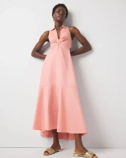 Cut-Out Collared Dress*White House Black Market Sale