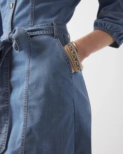 Denim Mini Dress*White House Black Market New