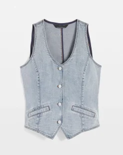 Denim Vest*White House Black Market Outlet