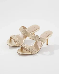 Double Strapped Heeled Sandal*White House Black Market Best