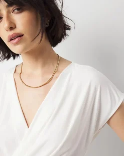 Draped Surplice Top*White House Black Market New
