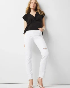 Draped Surplice Top*White House Black Market Clearance