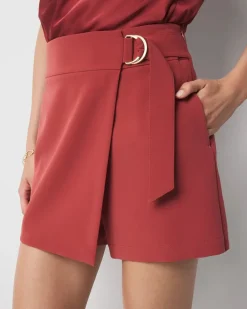 D-Ring Tailored Skort*White House Black Market Hot