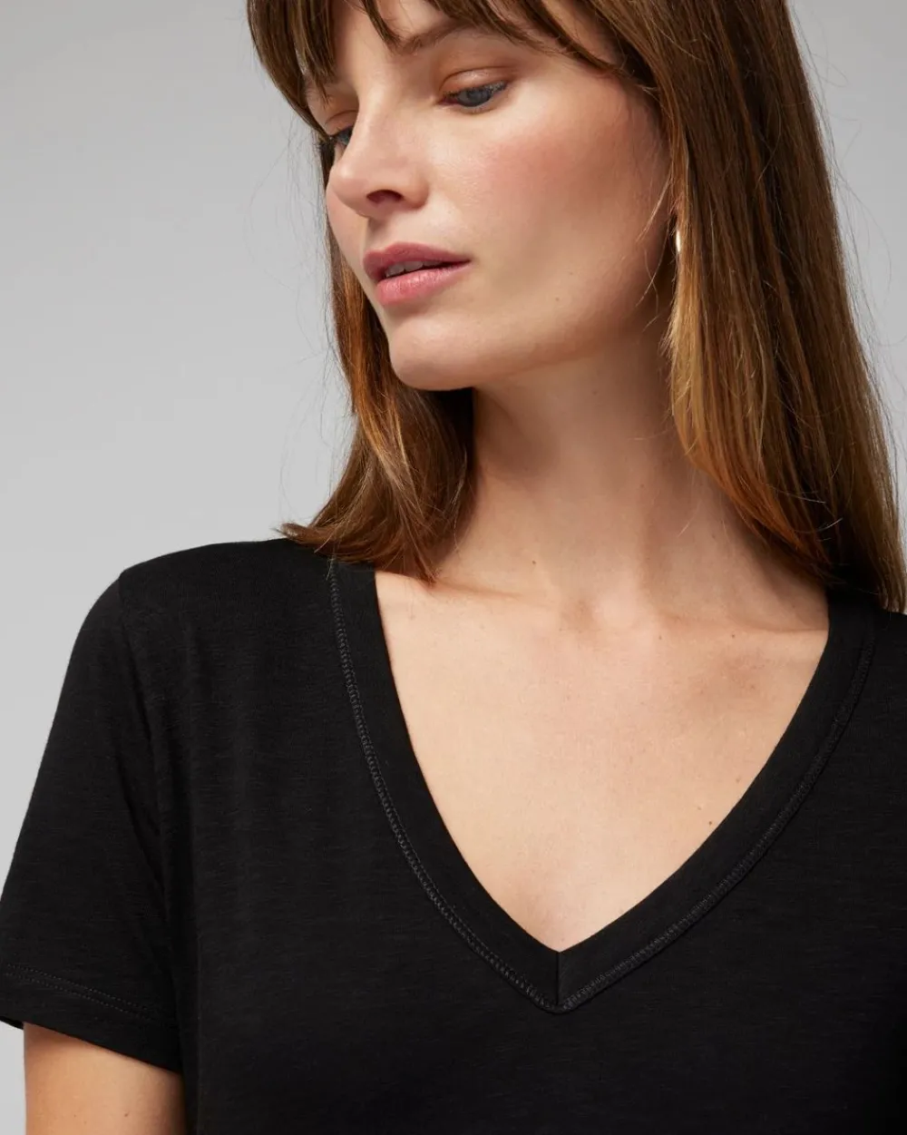 Easy V-Neck Tee*White House Black Market Clearance