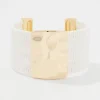 Ecru Raffia + Gold Cuff*White House Black Market New