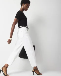 Extra High-Rise Barrel Jean*White House Black Market Hot