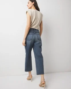 Extra High-Rise Barrel Jean*White House Black Market Discount