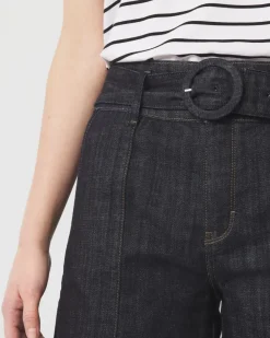 Extra High-Rise Belted Denim Short*White House Black Market Outlet