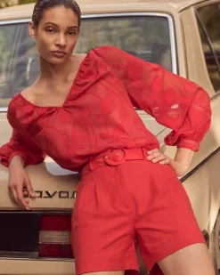 Extra High-Rise Belted Shorts*White House Black Market Fashion