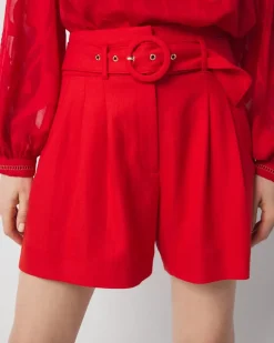 Extra High-Rise Belted Shorts*White House Black Market Fashion