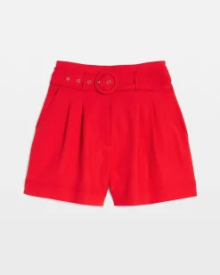 Extra High-Rise Belted Shorts*White House Black Market Fashion