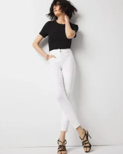 Extra High-Rise Braided Waist Skinny Jean*White House Black Market Outlet