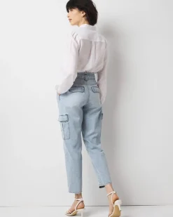 Extra High-Rise Cargo Jean*White House Black Market Outlet