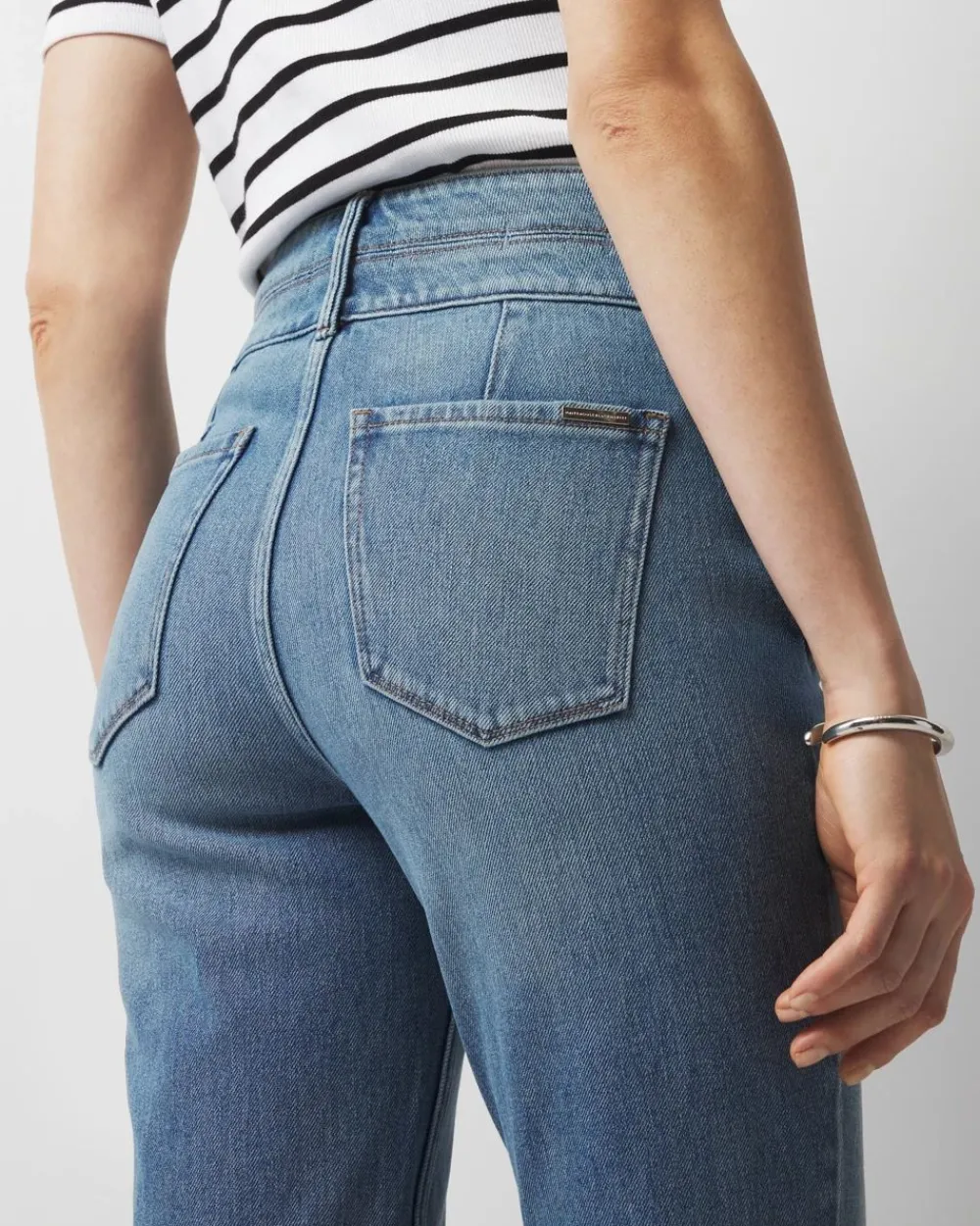 Extra High-Rise Double Waistband Slim Ankle Jeans*White House Black Market Discount