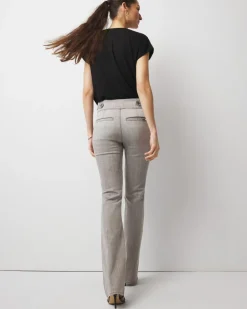 Extra High-Rise Novelty Button Bootcut Jeans*White House Black Market Best