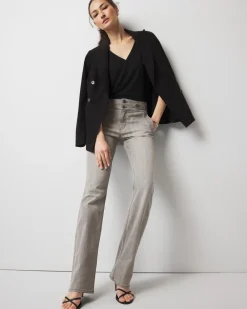 Extra High-Rise Novelty Button Bootcut Jeans*White House Black Market Best
