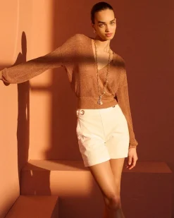 Extra High-Rise Novelty Waist Denim Short*White House Black Market Sale