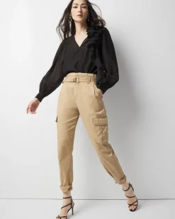 Extra High-Rise Pret Cargo Tapered Ankle Pant*White House Black Market Outlet