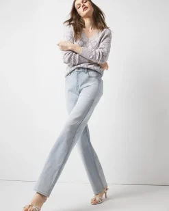 Extra High-Rise Relaxed Straight Jeans*White House Black Market Fashion
