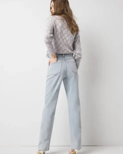 Extra High-Rise Relaxed Straight Jeans*White House Black Market Fashion