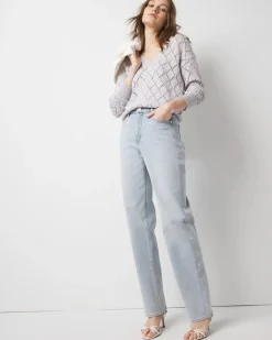 Extra High-Rise Relaxed Straight Jeans*White House Black Market Fashion