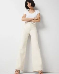 Extra High-Rise Wide Leg Trouser Jean*White House Black Market Fashion