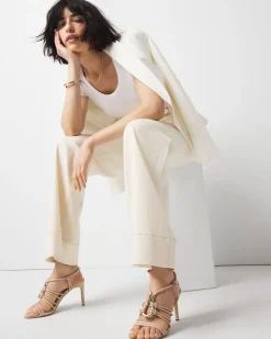 Extra High-Rise Wide Leg Trouser Jean*White House Black Market Fashion