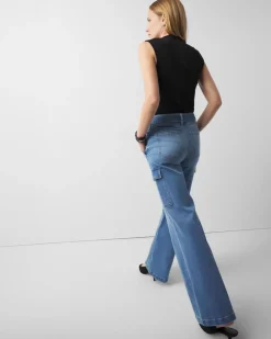 Extra High-Rise Wide-Leg Cargo Jeans*White House Black Market Hot