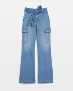 Extra High-Rise Wide-Leg Cargo Jeans*White House Black Market Hot