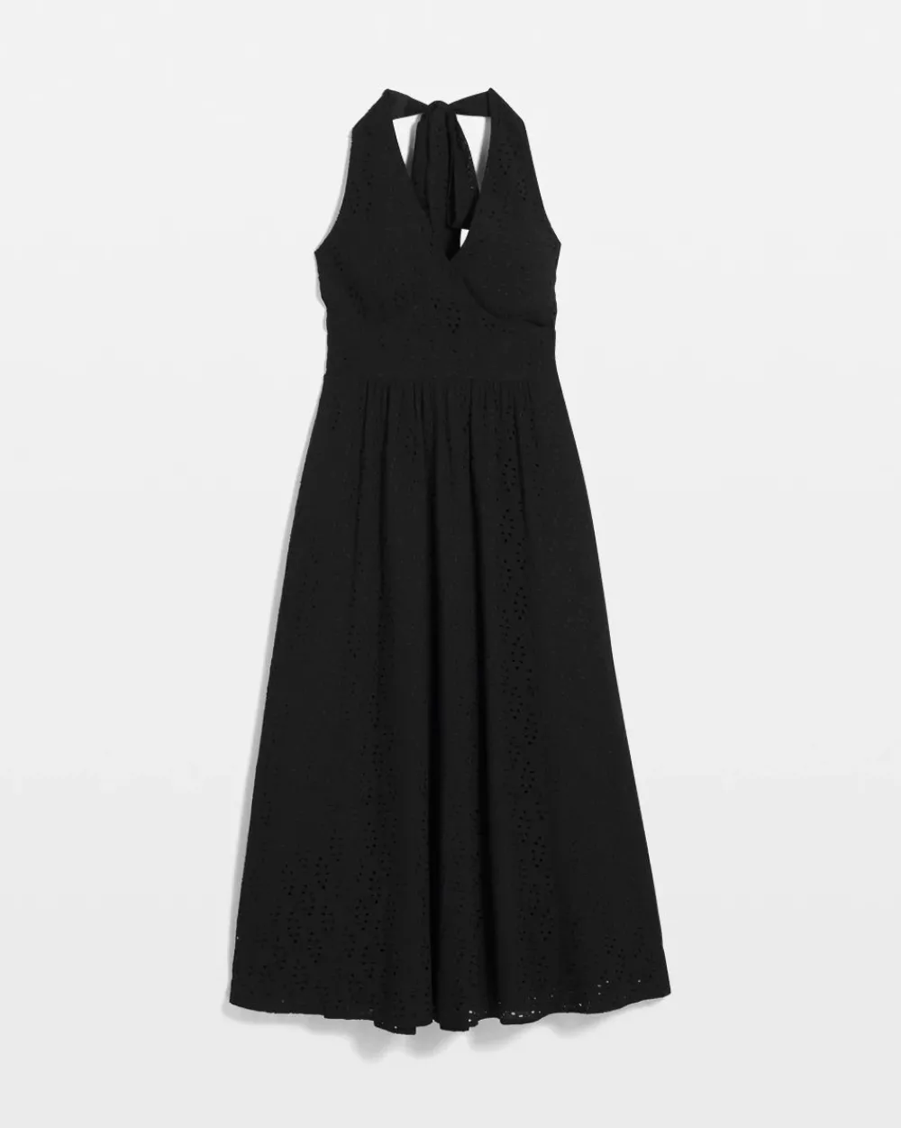 Eyelet Halter Midi Dress*White House Black Market Outlet