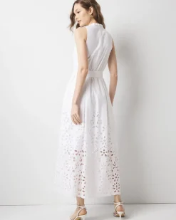 Eyelet Hem Midi Dress*White House Black Market Discount