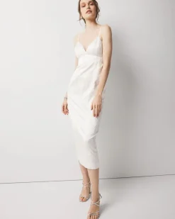 Floral Jacquard Midi Dress*White House Black Market Hot